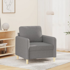 Sofa Chair Light grey Fabric (100% polyester), metal, p...