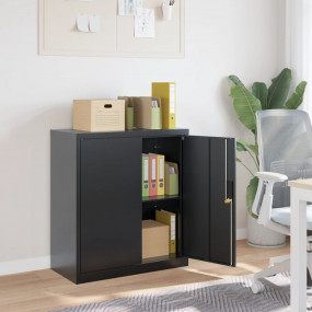 File Cabinet Anthracite Powder-coated steel Medium File...