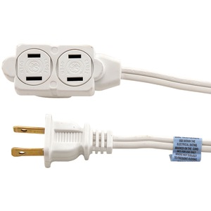 Imag:GE JASHEP51937 3-Outlet Polarized Indoor Extension Cord (6ft)