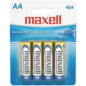 Maxell 723465 - LR64BP Alkaline Batteries (AA; 4 pk; Ca...