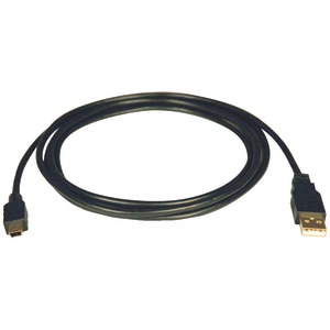Imag:Tripp Lite U030-006 A-Male to Mini B-Male USB 2.0 Cable, 6ft