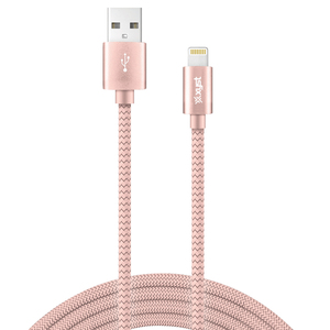 XYST XYS-L10704B Charge and Sync USB to Lightning Braid...