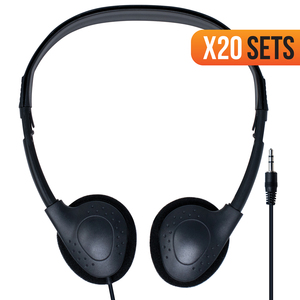 Digital Energy DEFT-1738 OH54 On-Ear Headphones, Black ...