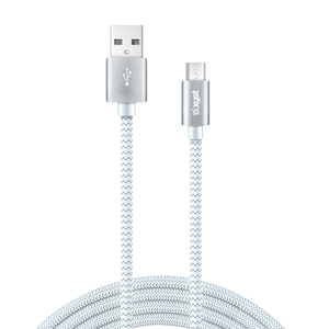 XYST XYS-M10604B Charge and Sync USB to Micro USB Braid...