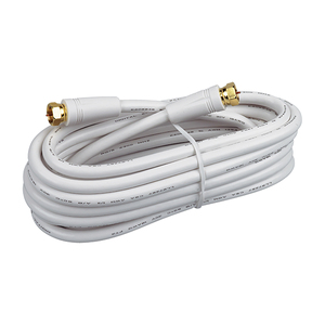 RCA VH612WHRV RG6 Coaxial Cable with F-Connectors (12 F...