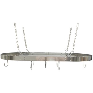 Range Kleen CW6001R Oval Hanging Pot Rack (Stainless St...